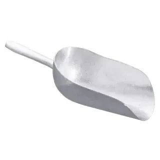 SCHNEIDER Sackschaufel, Aluminium, Griff oben, Mehl- und Gewürzschaufel, praktisch, hygienisch und handlich, Länge: 385 mm, 1200 ml