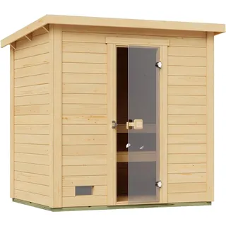 Weka Saunahaus Kaapi 2 Klassik-Ofen Natur