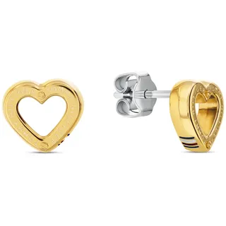 Tommy Hilfiger Ohrstecker Herzform Gelbgold 2780972