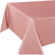 Bild Tischdecke Wien, rosa, 140x220 cm, Fleckschutz, Tischdecke für das ganze Jahr