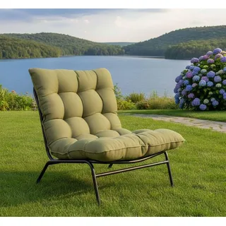 Lesli Living Relaxsessel Zenzi Olive anthrazit/olivgrün - Olive