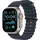 Watch Ultra 2 GPS + Cellular 49 mm Titan­gehäuse beige Marine Ocean Band blau verstellbar