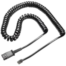 Bild HP Poly U10P-S Cable, Mâle, Mâle, Noir, Headset Zubehör