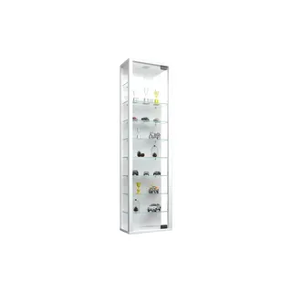 VCM Wandvitrine Stano Maxi 33 x 18 x 113 cm Weiß
