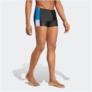 adidas Colorblock Swim Boxer-Badehose Black / Bright Royal / White S