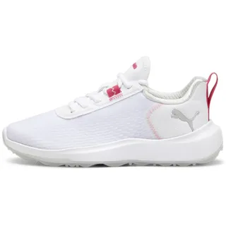 PUMA Women Fusion Crush Sport WMNS Golf Shoe, PUMA White-Garnet Rose, 42.5 EU
