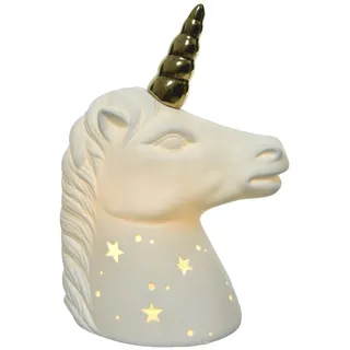 Tischlampe Einhorn Nachtlicht Lampion LED Lampe Kinderzimmer Tisch Leuchte Kinde