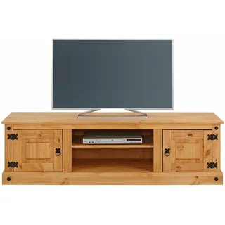 OTTO home Mexico Lowboard 160 cm Beige Massivholz/Holzwerkstoff