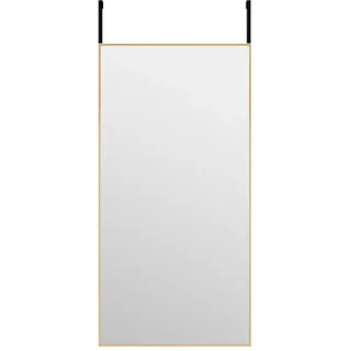 vidaXL Türspiegel Golden 40x80 cm Glas und Aluminium - Gold