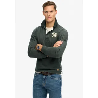 Superdry Vintage Athletic Rugby Langarm-polo - eagle Green - M,