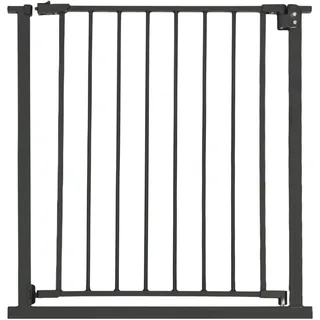 Relaxdays Treppenschutzgitter, , schwarz , Kunststoff, Metall , 80x1 cm, , Babysicherheit