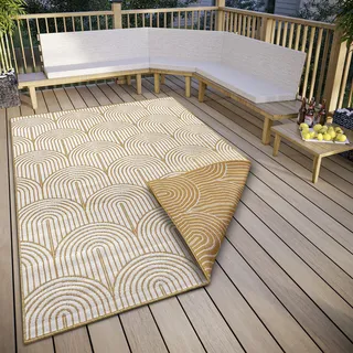 HANSE HOME Pangli Wendeteppich 120 x 170 cm Braun