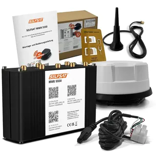 Selfsat MWR 5550 mit Panorama Antenne weiß (4 x 5G/4G, 2 x WLAN, 1 x GPS, 1 m Kabel), Starlink kompatibel