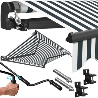 Kesser Gelenkarmmarkise 250 x 200 cm weiß anthrazit