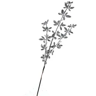 F.G.F. Import Export Linie BRILLER Zweig mit Silber 57 cm 04707, wie Foto, Einheitsgröße