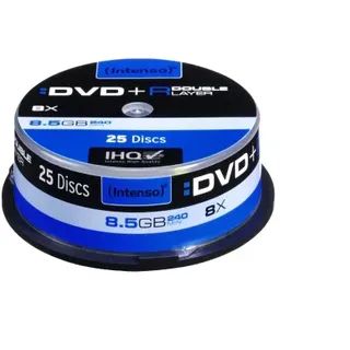 Intenso DVD+R 8.5GB DL 8x 25er