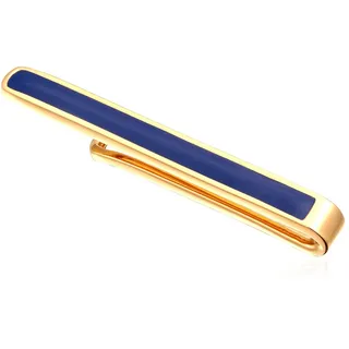 KUZZOI "Krawattennadel Krawattennadel Emaille schwarz 925 Sterling Silber", gold,