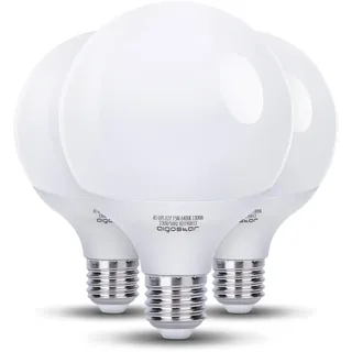 LED Lampe E27 15W Glühbirne Ersetzt 99W Glühlampen, LED Glühbirne Globe G95, Kaltweiß 6500K Leuchtmittel, 1500Lumen, Energiespar 3 Stücke
