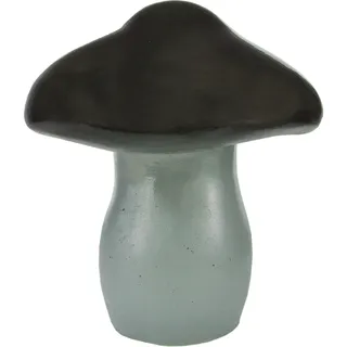 Deko-Pilz Toady in anthrazit aus robustem Ficonstone, Größe S - U1015-30-42