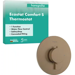 Hansgrohe Ecostat Comfort S Thermostat Unterputzmodell für 1 Verbraucher, 33714140
