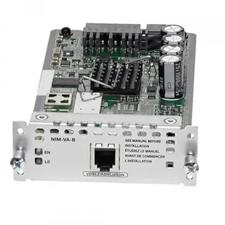 Cisco 1-port VDSL2/ADSL2+ over ISDN with Annex B/J - DSL-Modem - Network Interface Module (NIM), NIM-VA-B=