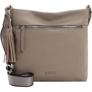 Umhängetasche EMILY & NOAH "Umhängetasche E&N Belli", Damen, Gr. B/H/T: 28cm x 28cm x 6cm 0, beige (sand 420), Polyurethan, Taschen Umhängetasche