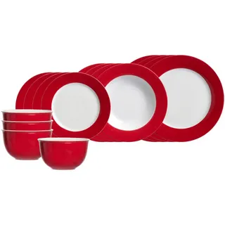 Ritzenhoff & Breker Einsteiger-Set Doppio Kombiservice 16-tlg. rot