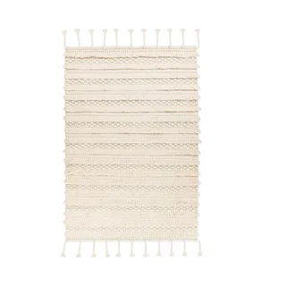 me gusta Bohist 325 Wollteppich 160 x 230 cm Beige