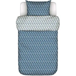 Marc O'Polo Wendebettwäsche »Monogram, 100% Bio-Baumwollsatin« 2 Stk., tlg., blau