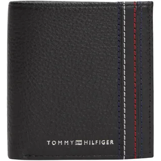 Tommy Hilfiger Herren Th Central Trifoild Am0am14230 Kartenhalter, Black (Black)