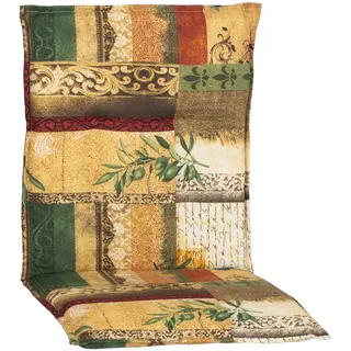 BEO Niedriglehner Auflage 100 x 48 x 5 cm grün, gelb, beige 1 St.