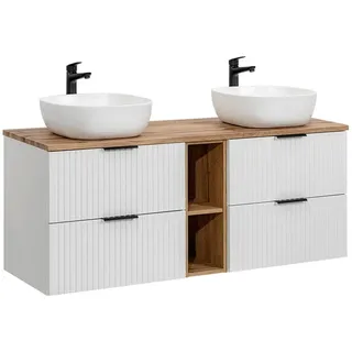 petits-meubles Adriel Doppelwaschtisch 140,8 x 59 x 46 cm