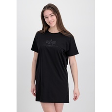 Bild T-Shirt »ALPHA INDUSTRIES Women » T-Shirts Basic T Long G Wmn«, schwarz