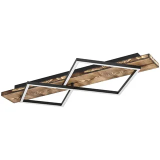 EGLO Boyal 1 rechteckig Holz schwarz 78 cm x 40,5 cm