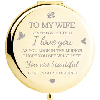 yountown Geschenke für die Ehefrau – I Love You Wife Geschenk – Romantische Geschenke für ihren Geburtstag, Hochzeitstag, Valentinstag, Muttertag oder Weihnachten