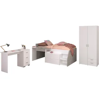 Parisot »Parisot Milky 13« 3 Stk. tlg. viel Stauraum, halbhohes Hochbett,