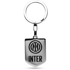 Schlüsselanhänger Inter-Logo, Stahl mit Ky Asset Seite, grau, Kinder und Jugendliche, Sport & Fußball, grau, Taglia unica