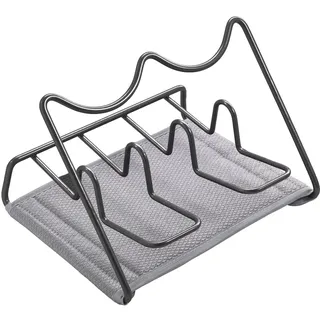 Metaltex Abtropfgestell Drymug-2 Lava für Flaschen und Tassen, schwarz