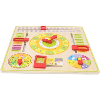 Montessori-Spielzeug,Alles über heute Board,Today Board,Clock Board,Kinder Monat Board,Today Board Holz