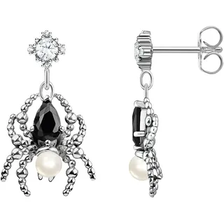 Thomas Sabo Ohrhänger Spider Romance mehrfarbig 375 mit Zirkonia und Süßwasserzuchtperle