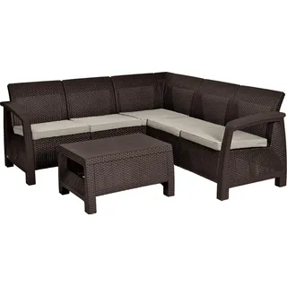 Gartenset Corfu Relax Braun - Braun