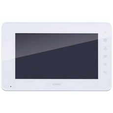 VIMAR K40932 Zusatz-Freisprech-Monitor LCD 7in mit kapazitivem Tastatur für Videosprechanalagen-Set, Netzgerät, mit Zubehöre für AP-Einbau, Weiß