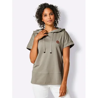 CREATION L PREMIUM Kapuzensweatshirt, braun