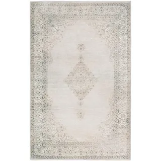 Kelim Vintage Teppich Wohnzimmer Sand 80 X 145 cm - Moderner Kurzflor Teppich - Super Soft