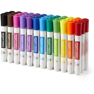 Amazon Basics Whiteboard Marker Chisel Tip 12 Farben 36 St.