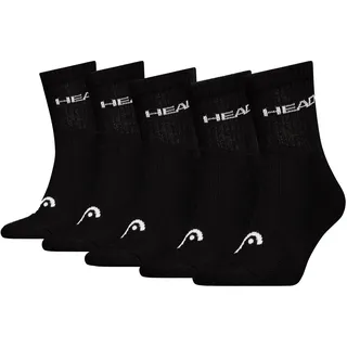 Head Socken HEAD ELEMENTS ALL SPORTS SHORT CREW 5er Pack Schwarz 39-42
