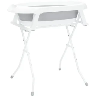 Fillikid Badewanne »Faltbadewanne Stand« Höhe 82 cm Ablaufschlauch   zusammenfaltbar, grau