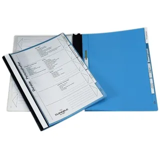 Durable Personalhefter 2554 DIN A4 Blau PVC 5 Stück