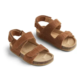 Wheat - Zehenfreie Kork-Sandale Cameron - Unisex - echtes Leder