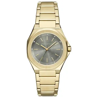 Armani Exchange Watch for Women, Quartz Movement and 36mm Case Size with Stainless Steel, Leather or Silicone Strap Goldfarbener Ton,34MM